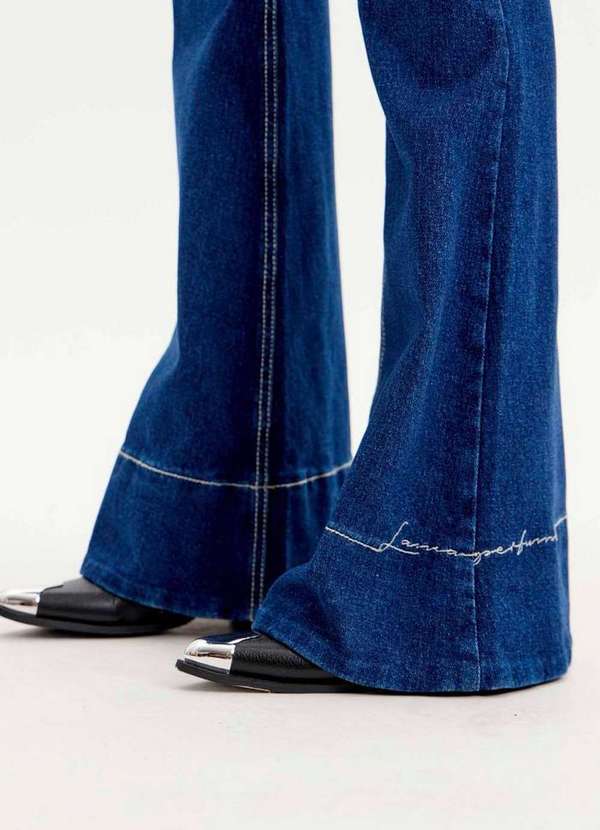 Lança Perfume - Calça Jeans Flare Super High A0004 4