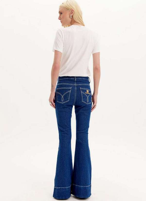 Lança Perfume - Calça Jeans Flare Super High A0004 6