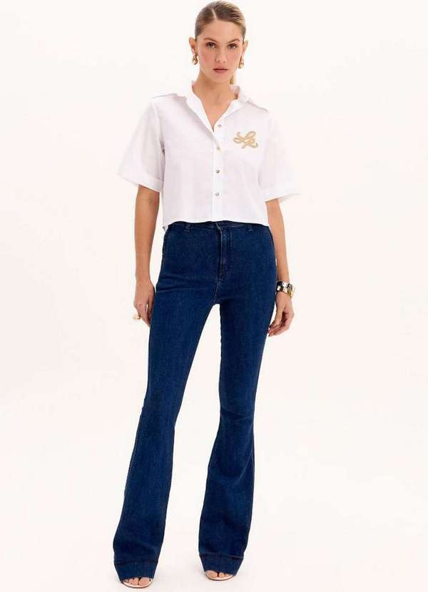Lança Perfume - Calça Jeans Flare Super High A0004