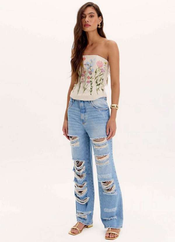 Lança Perfume - Calça Jeans Full Length High A0004