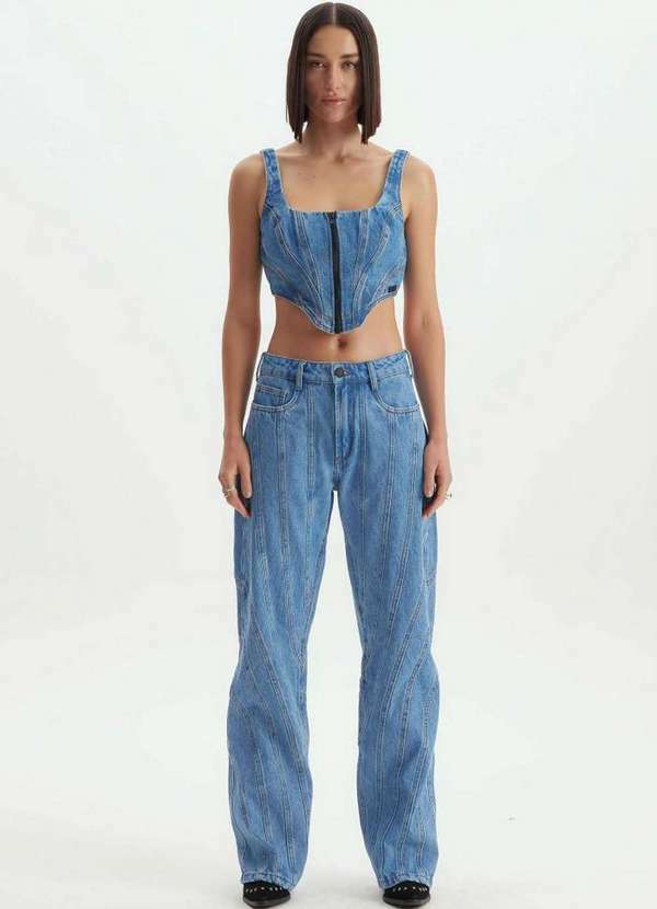 Lança Perfume - Calça Jeans Full Length Relaxed Low 00004