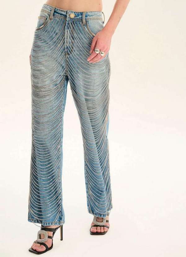 Lança Perfume - Calça Jeans Full Length Super High A0004 4