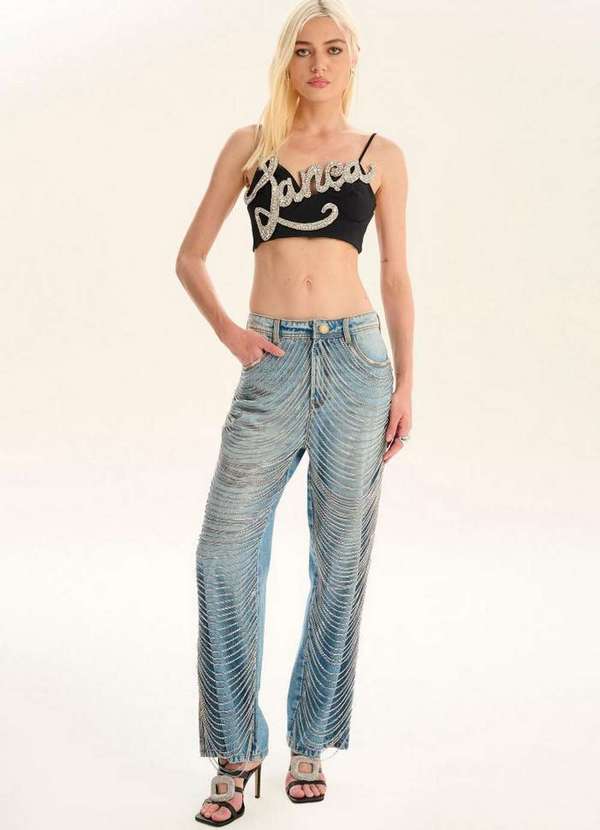 Lança Perfume - Calça Jeans Full Length Super High A0004 6
