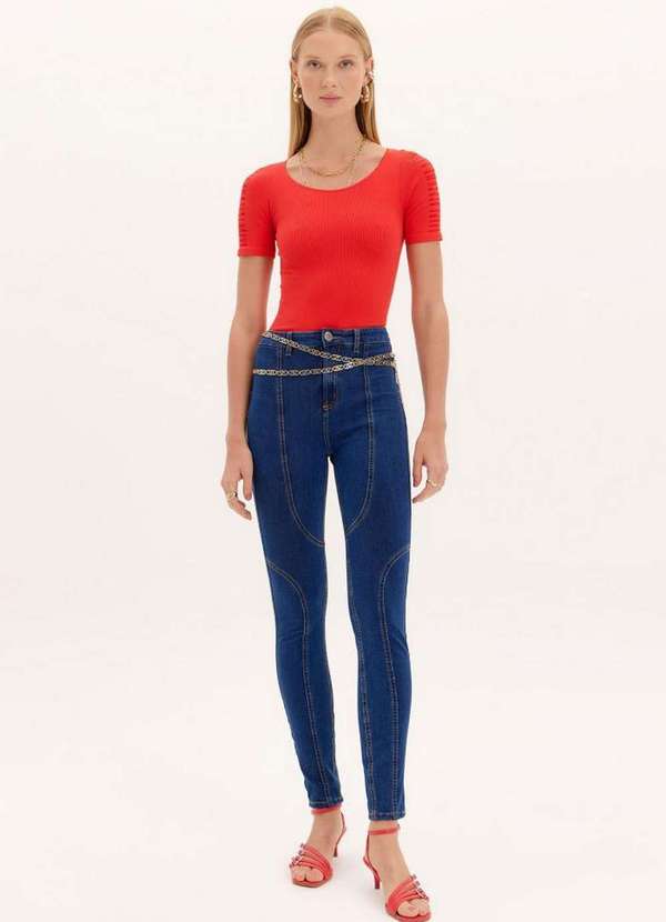 Lança Perfume Easy - Calça Jeans Jegging Super High A0004