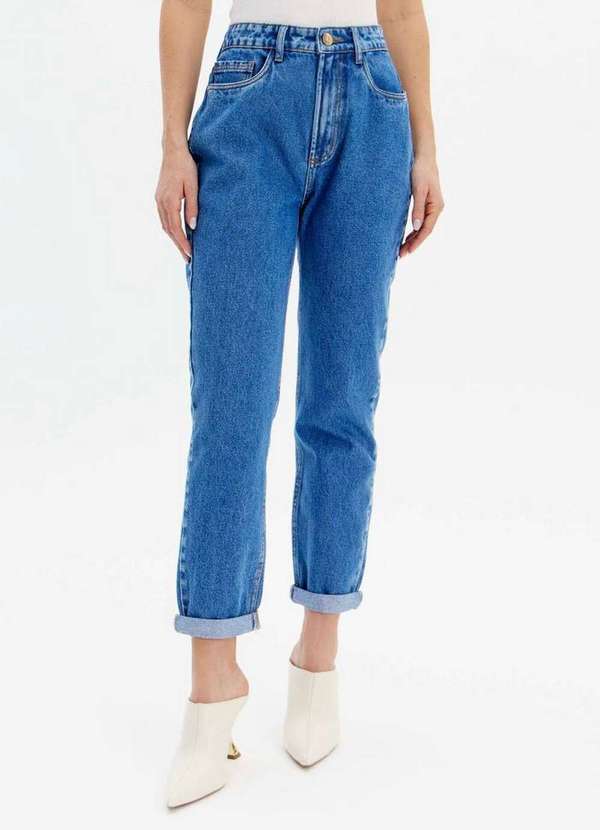 Lança Perfume - Calça Jeans Luna Mom Cintura Alta A0300 2