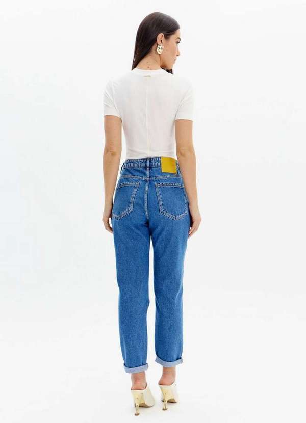 Lança Perfume - Calça Jeans Luna Mom Cintura Alta A0300 3