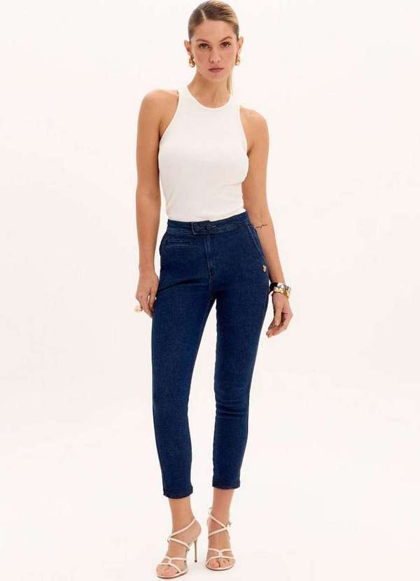 Calça Jeans New Capri Super High A0004 Lanca Perfume Oficial