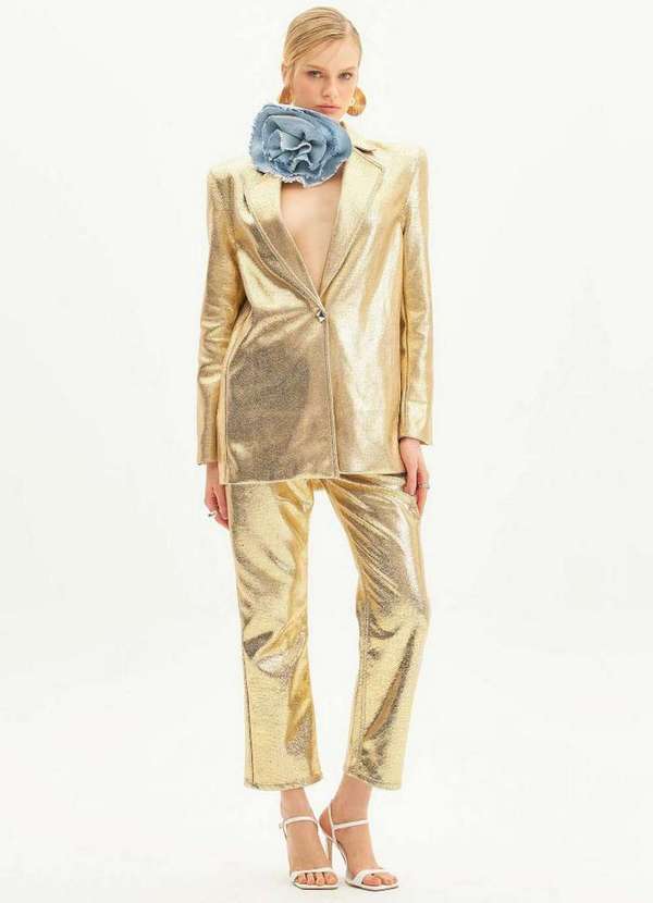 Lança Perfume - Calça Jeans Reta Cintura Alta A0461