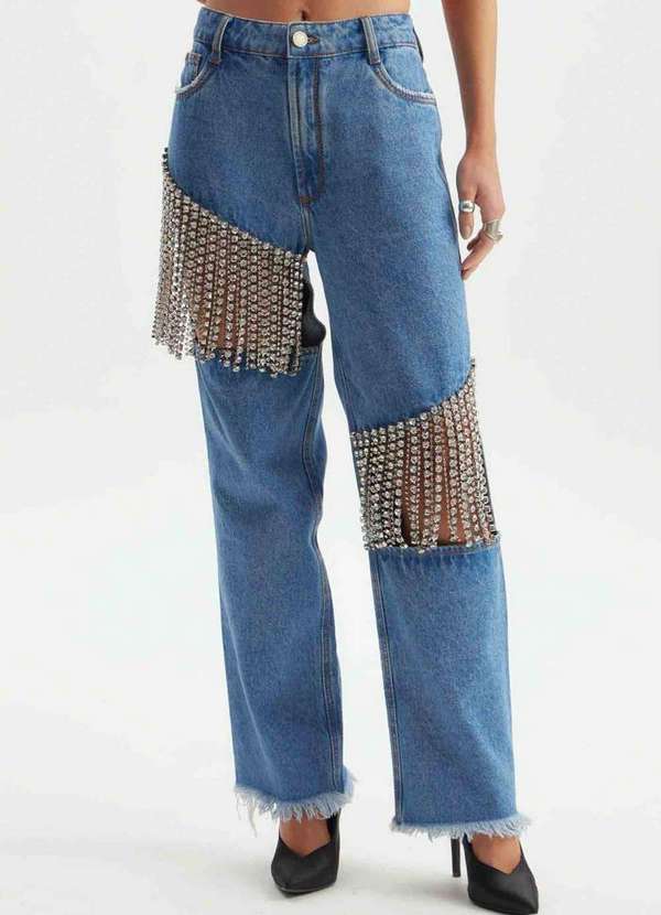 Lança Perfume - Calça Jeans Reta Relaxed High 00004