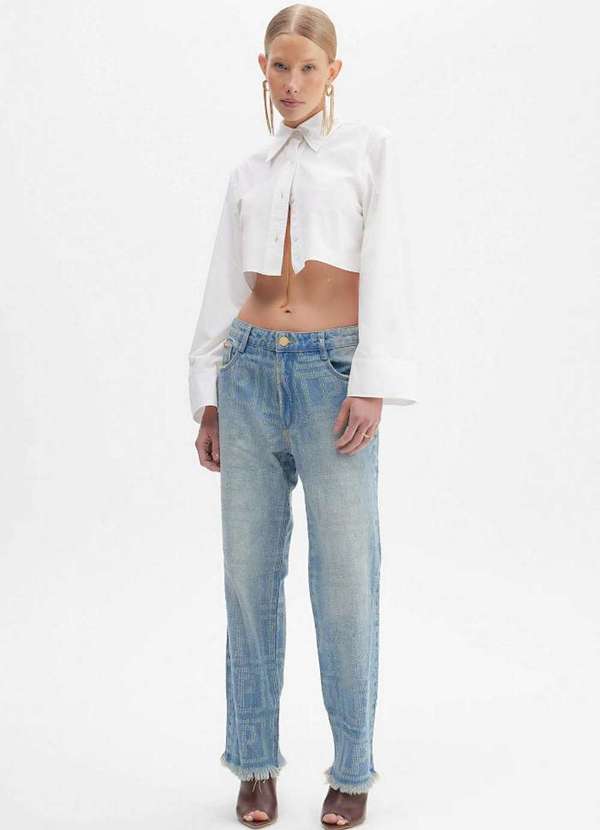 Lança Perfume - Calça Jeans Reta Relaxed Low A0004