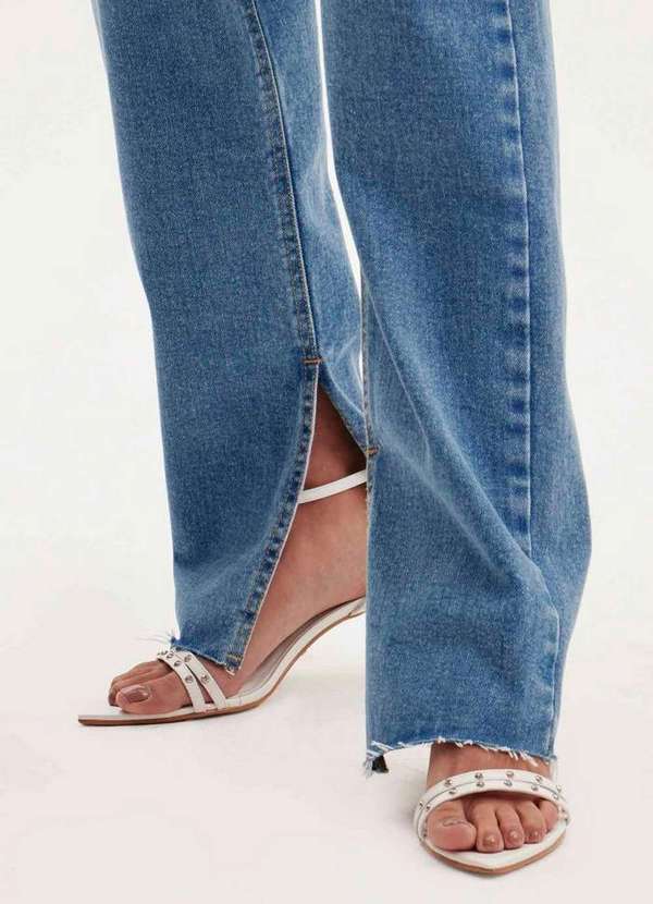 Lança Perfume - Calça Jeans Reta Super High A0004 3