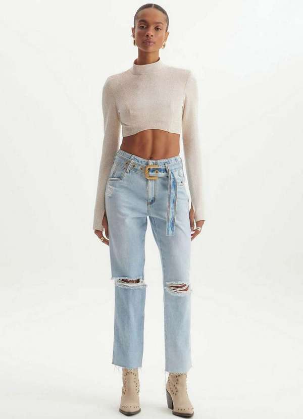 Lança Perfume - Calça Jeans Reta Super High 00004