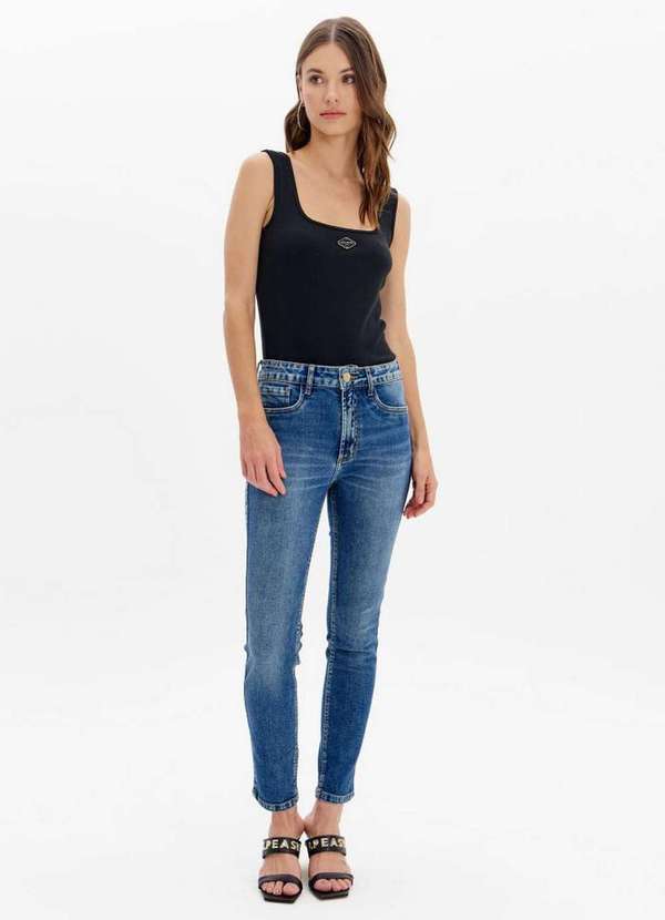 Lança Perfume Easy - Calça Jeans Second Skin Ankle A0004