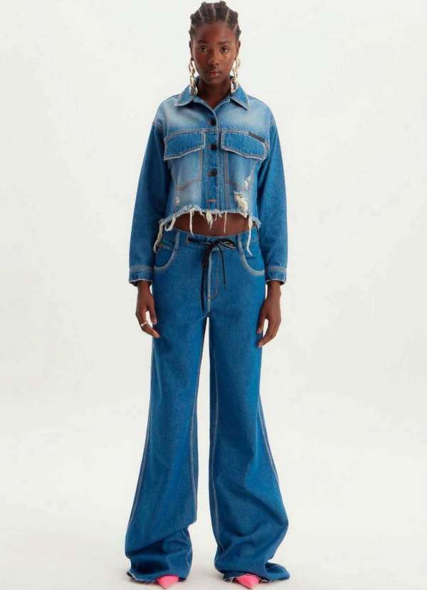 Lança Perfume Easy - Calca Jeans Skater Wide Leg Low 00004