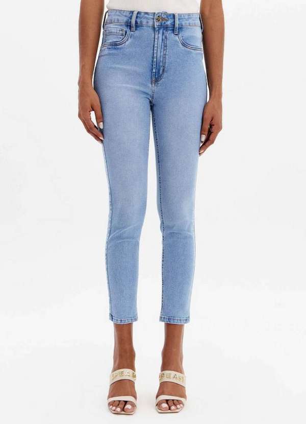 Lança Perfume Easy - Calça Jeans Skinny Ankle com Assinatura Lateral A0327 2