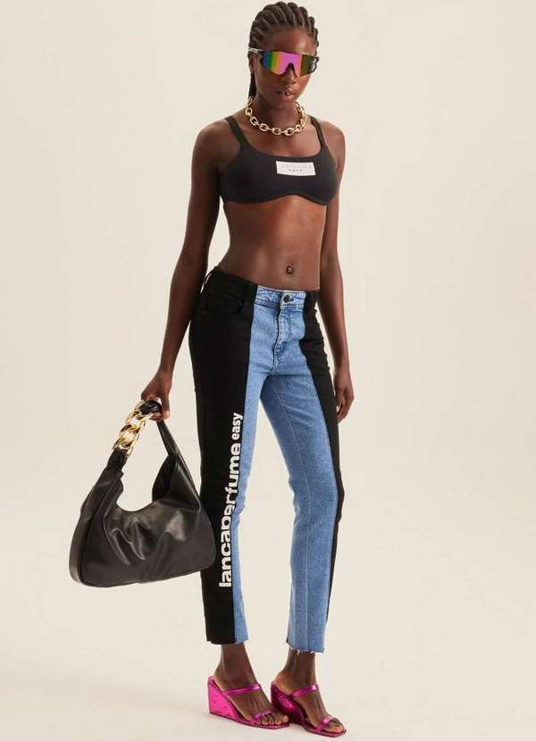 Lança Perfume Easy - Calça Jeans Skinny Ankle High 04978 1