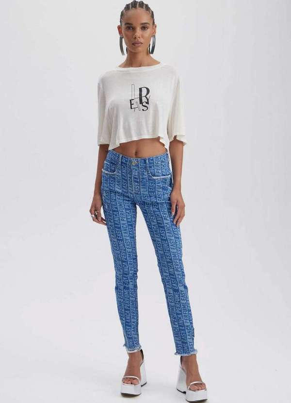 Lança Perfume Easy - Calça Jeans Skinny High A0004