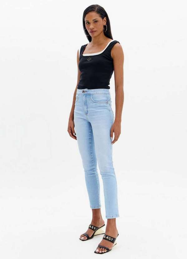 Lança Perfume Easy - Calça Jeans Skinny Push Up Cintura Super Alta A0004