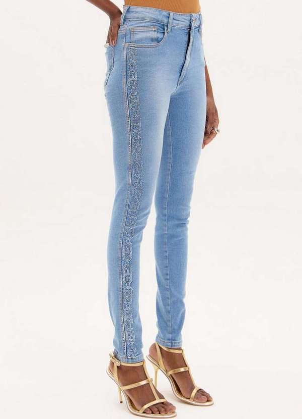 Lança Perfume Easy - Calça Jeans Skinny Super High Shine A0004 2