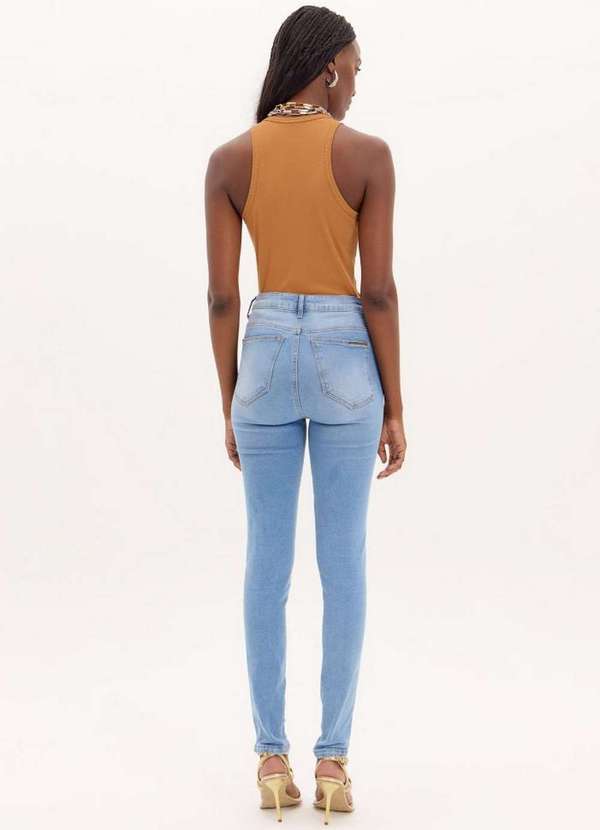 Lança Perfume Easy - Calça Jeans Skinny Super High Shine A0004 3