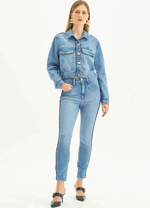 Lança Perfume Easy - Calça Jeans Skinny Super High A0004