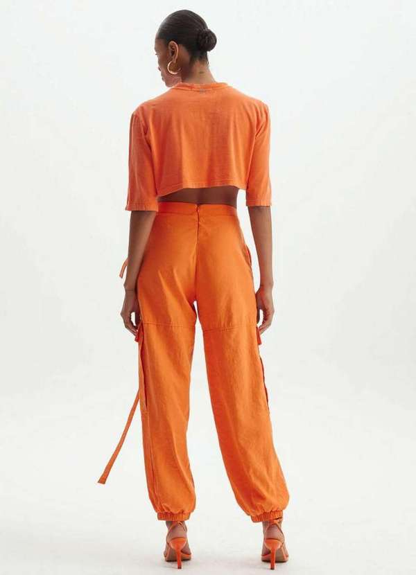 Lança Perfume - Calça Jogging Cargo Cintura Alta 00481 2