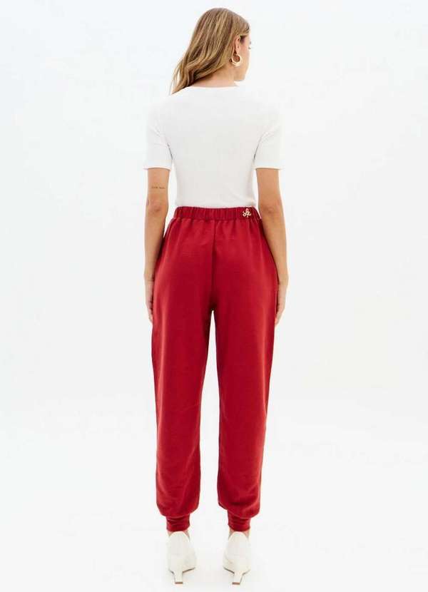 Lança Perfume - Calça Jogging Cintura Alta com Bolsos A1396 3