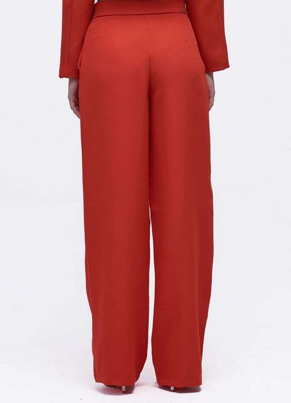 Lança Perfume - Calça Reta Alfaiataria Cintura Alta 00797 3