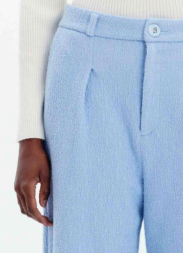 Lança Perfume - Calça Reta Cintura Alta e Passantes A2447 2