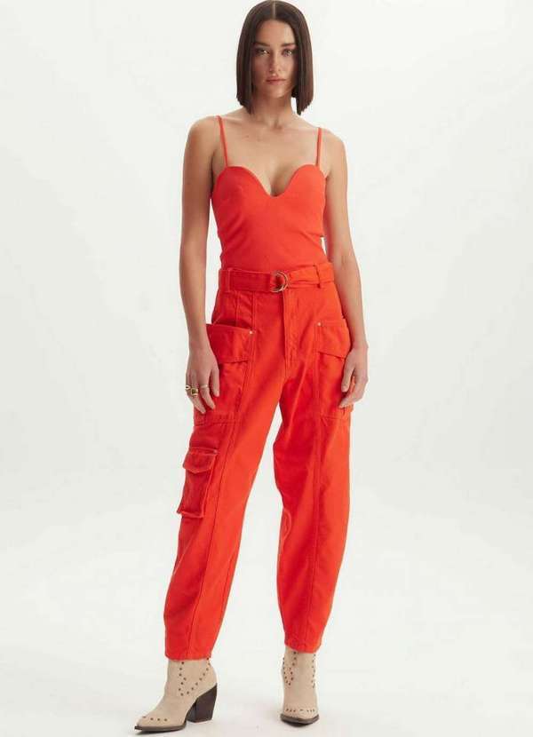 Lança Perfume - Calça Sarja Baggy High 01030
