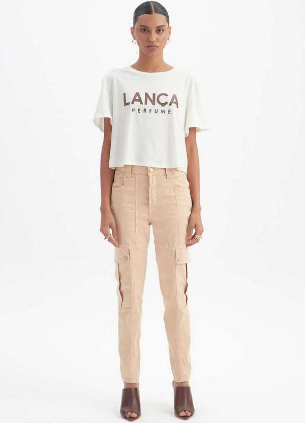 Lança Perfume - Calça Sarja Diana Ankle Super High A0088