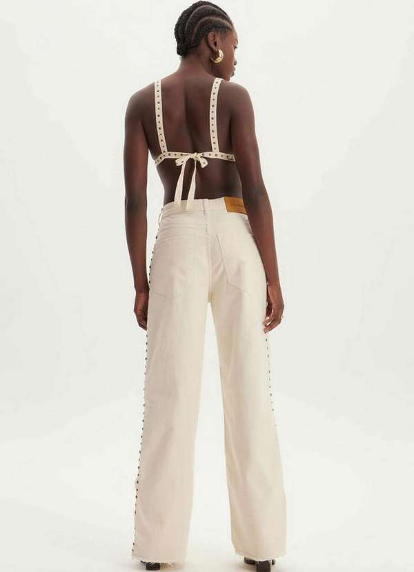 Lança Perfume - Calça Sarja Full Length High 00079 3