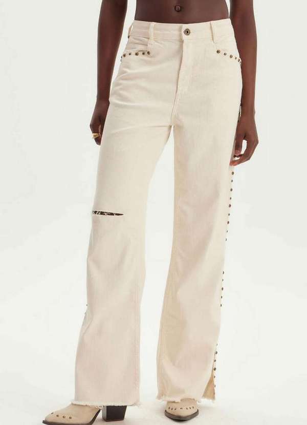 Lança Perfume - Calça Sarja Full Length High 00079 4