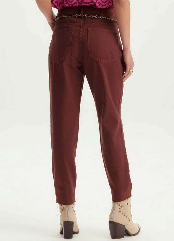 Lança Perfume - Calça Sarja Luna Mom Super High 01031 2