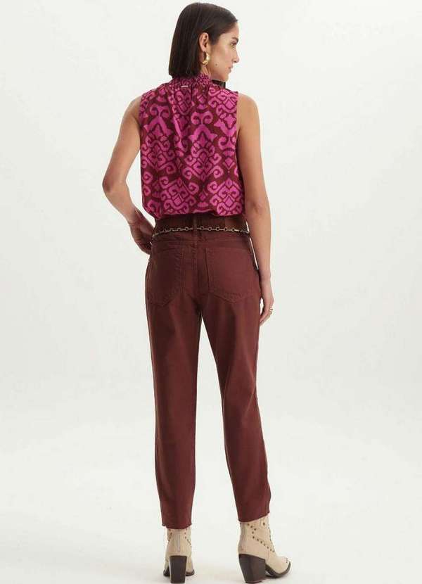 Lança Perfume - Calça Sarja Luna Mom Super High 01031 3