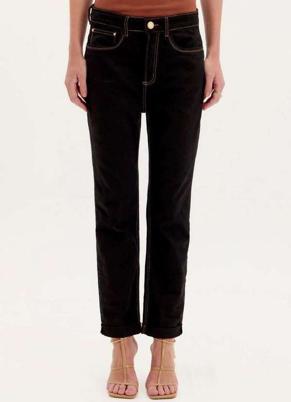 Lança Perfume - Calça Sarja Mom High A0041 4