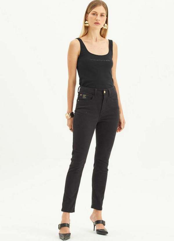 Lança Perfume Easy - Calça Sarja Skinny Super High A0383