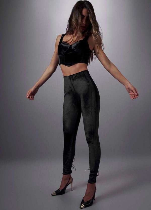 Lança Perfume - Calça Skinny Cigarrete em Veludo 00003