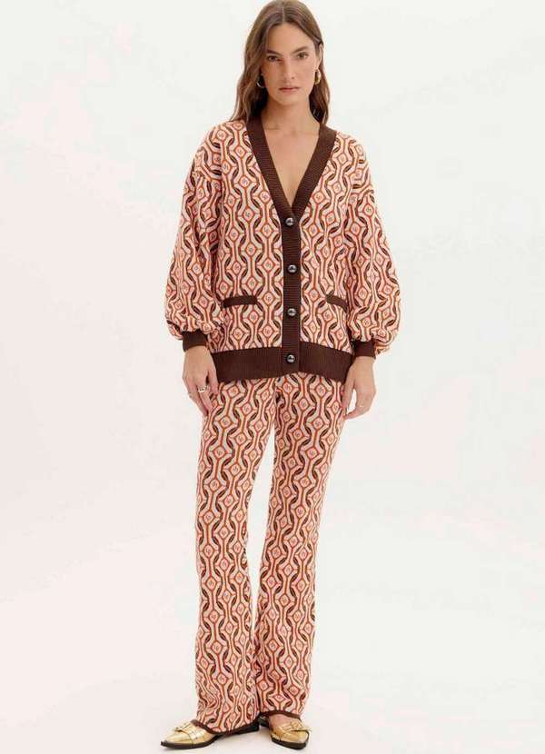 Lança Perfume Easy - Calça Tricot Boot Cut A1462