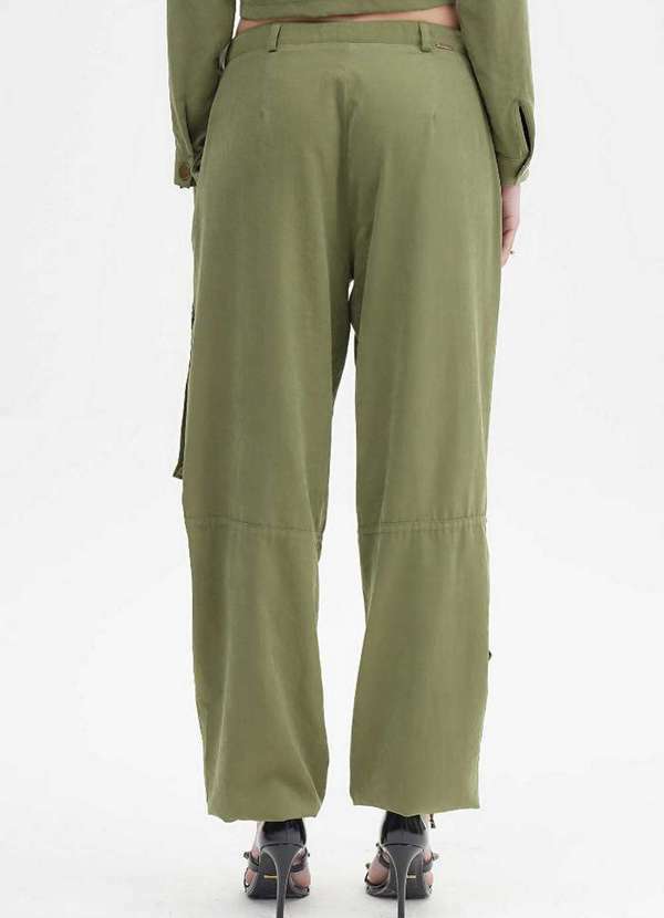 Lança Perfume - Calça Utilitária Cintura Média A0036 2