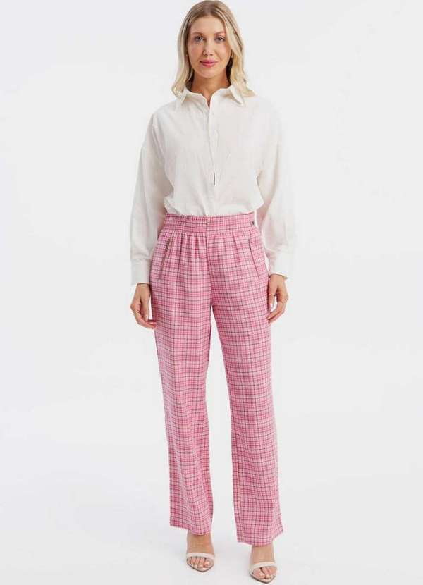 Lança Perfume - Calça Wide Leg Cintura Alta 00812