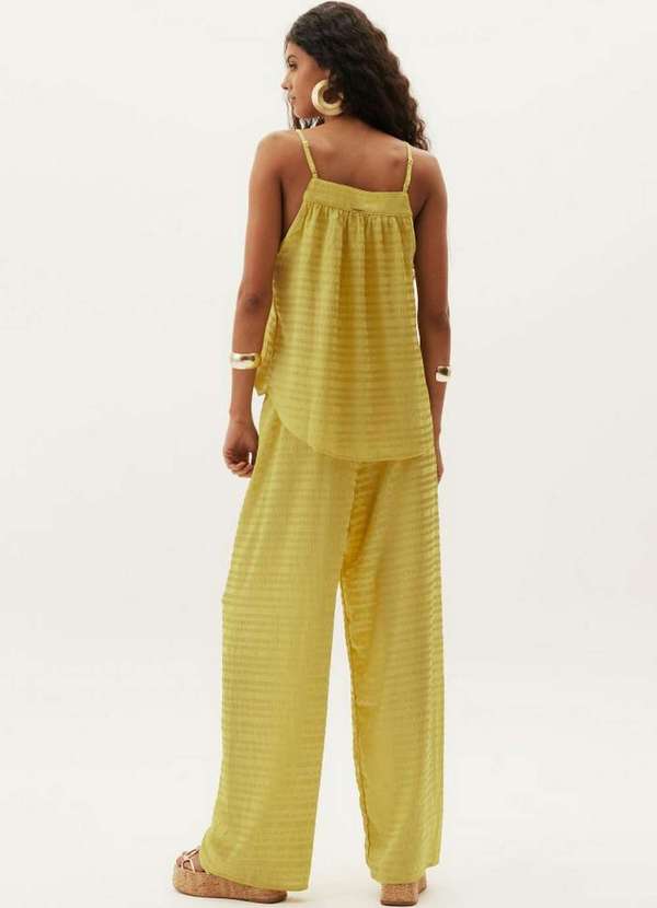 Lança Perfume - Calça Wide Leg Cintura Alta A0788 3