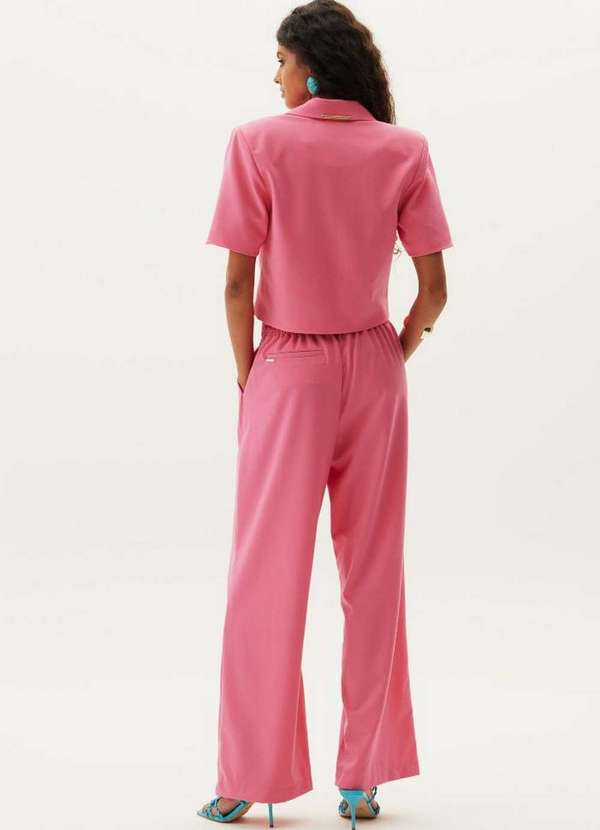 Lança Perfume - Calça Wide Leg Cintura Média A0743 5