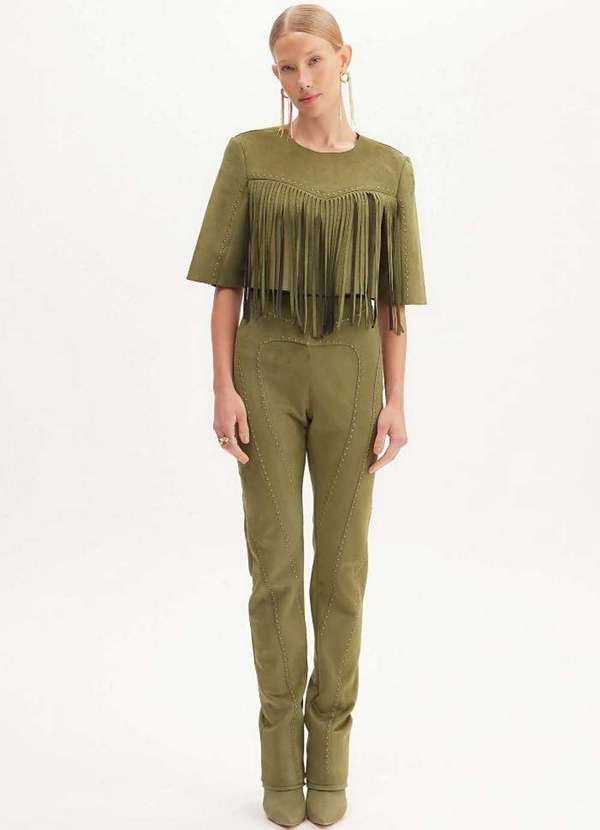 Lança Perfume - Legging Cintura Alta com Tachas A0036 4