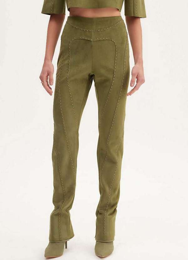 Lança Perfume - Legging Cintura Alta com Tachas A0036 3