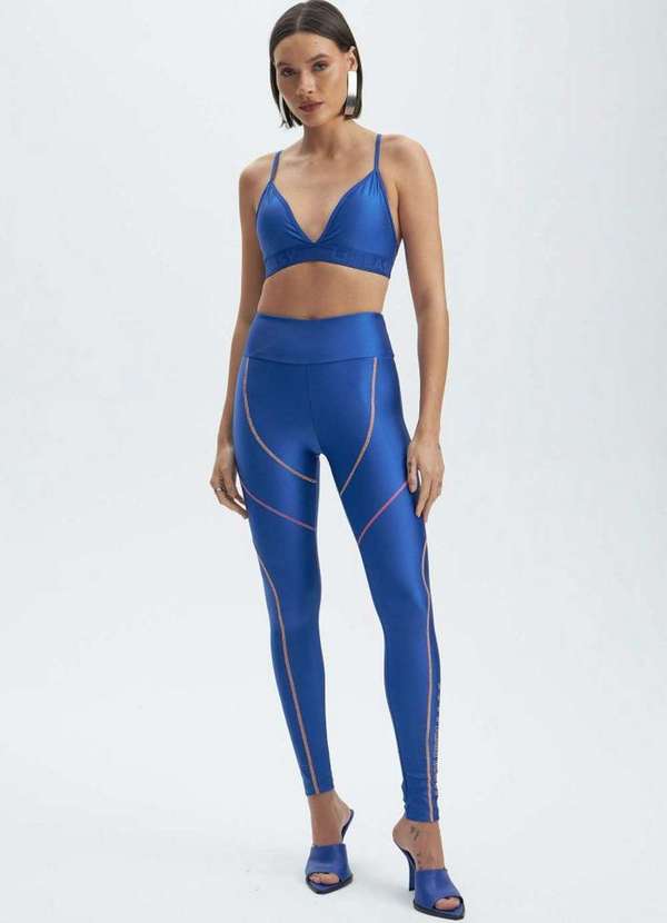 Lança Perfume Easy - Legging com Recortes Cintura Alta A0025