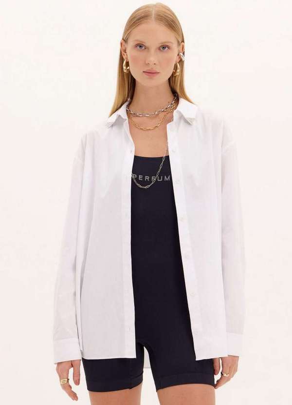 Lança Perfume Easy - Camisa Alongada Tradicional A0002