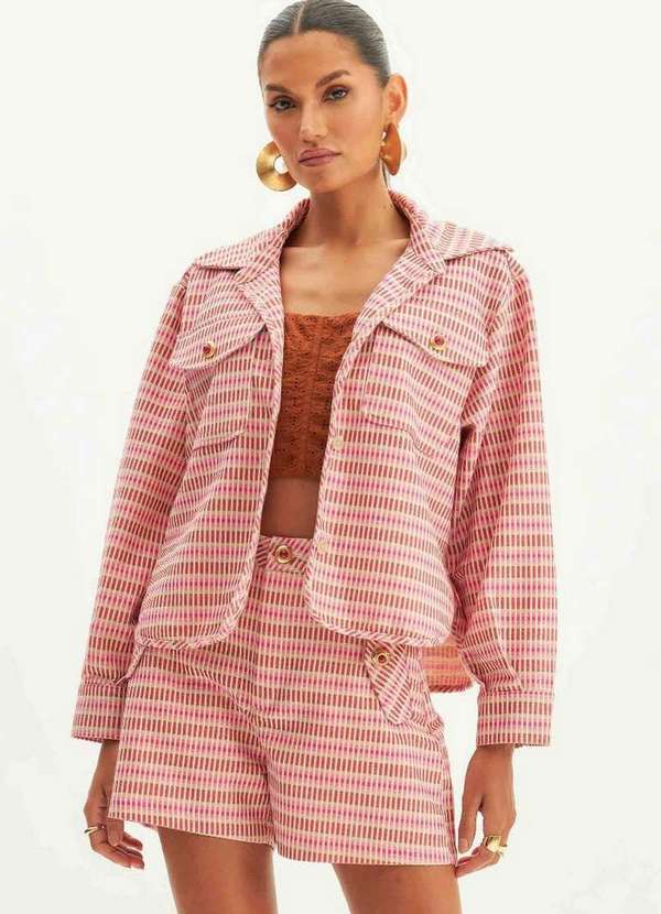 Lança Perfume - Camisa Curta com Bolso A0399