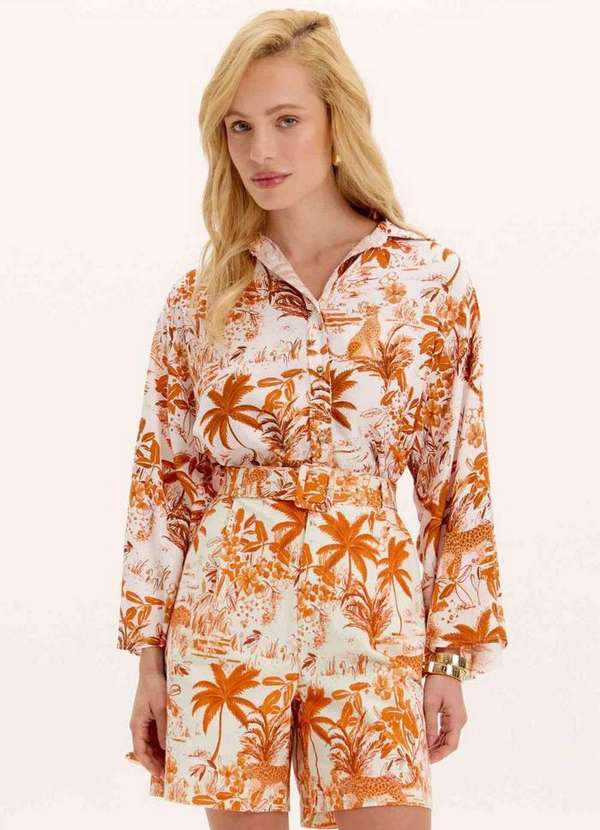 Lança Perfume - Camisa Oversized Estampada A1785