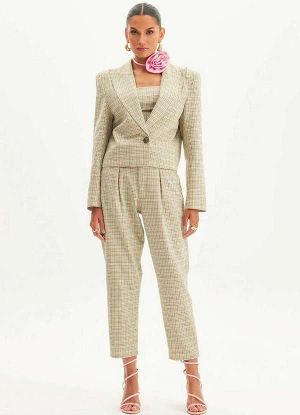 Lança Perfume - Blazer Alfaiataria Manga Longa A0483 2